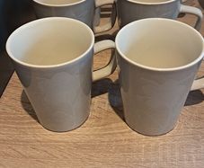 stomeware 6 mugs and 6 bowls