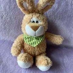 Soft Bunny Plush Toy with green bandana
