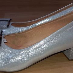 Womens shoes with modest heel.