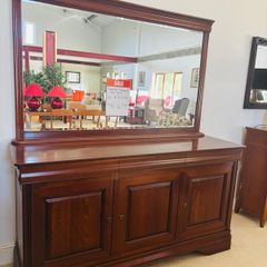 Sideboard and Mirror
