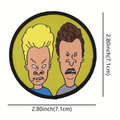 Beavis and Butthead Embroidered Patch