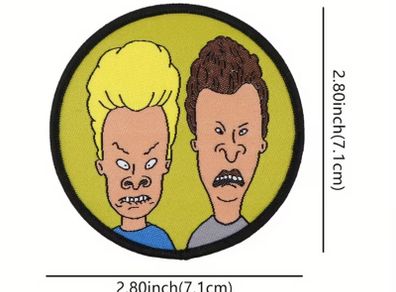 Beavis and Butthead Embroidered Patch