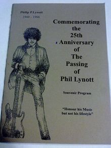 Programme for Roscommon event to commemorate 25th anniversary of the death of Thin Lizzy star Phil Lynott