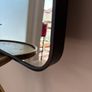 Black Framed Mirror 60cm x 90cm, Excellent Condition Image 2