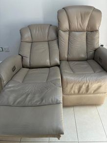 Free italian leather 2 sofa