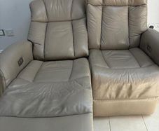 Free italian leather 2 sofa