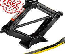 NEW SALE | Scissor Jack Car Lift for Car/SUV/MPV/Family Car Pickup Truck Black