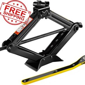 NEW SALE | Scissor Jack Car Lift for Car/SUV/MPV/Family Car Pickup Truck Black