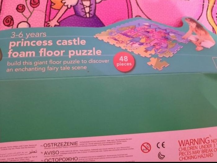 Disney princess giant floor puzzle