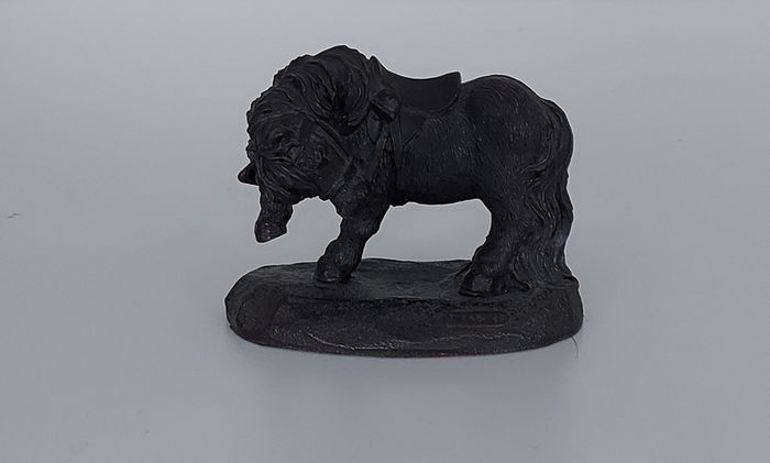 Heredities bronzed ponies signed J Spouse x 2