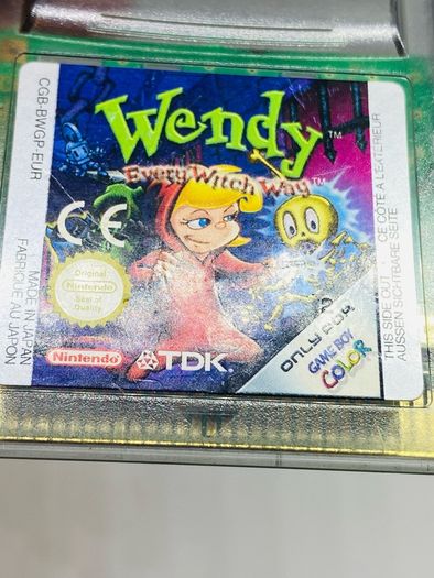 Wendy Every Witch Way Nintendo Game Boy Color Cart Only