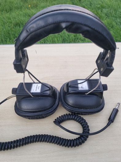 Large, vintage studio headphones by Rank Radio International