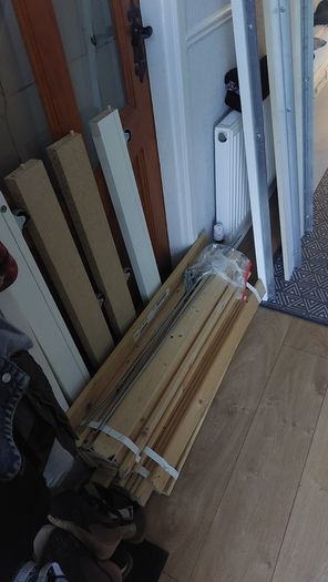 Single Bedframe, IKEA , FLAXA (plus extra pull out single frame)