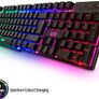 Gaming Keyboard and Mouse and Mouse pad and Gaming Headset, Wired LED RGB Backlight Bundle for PC Gamers Users - 4 in 1 Gift Box Edition Image 8
