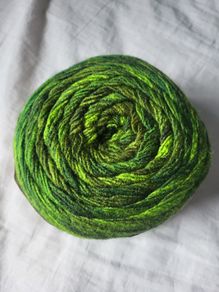 Hobbii Tea Time acrylic cake yarn 200g greens NEW