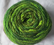 Hobbii Tea Time acrylic cake yarn 200g greens NEW