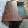 Mahogany Art Deco Book Case Writing Desk Image 8