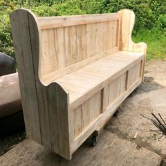 Handmade rustic seating