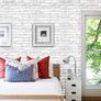 NEW SALE | Stone Brick Wallpaper Peel and Stick 3D Effect Blocks Vintage Brick Faux Textured Self-Adhesive Wallpaper Kitchen Cabinets Backsplash Fireplace Laundry Room Accent Wall Decor Image 3