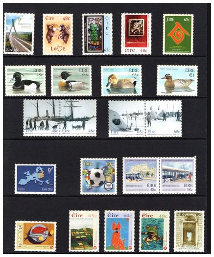 2004 Ireland Stamp Year Pack MNH. See scan for stamps included. All stamps Mint Never Hinged.