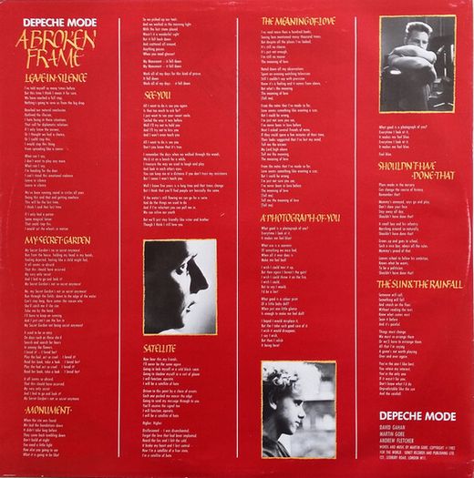 Depeche Mode  A Broken Frame