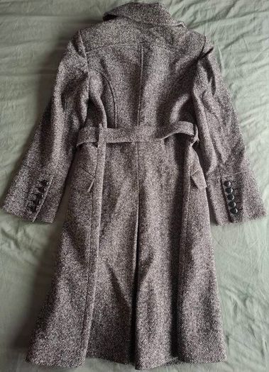 OASIS bk/wt heavy coat
