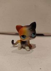 Littlest Pet Shop Short Hair Calico Cat #106