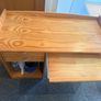 Solid Wooden Office Desk / Study Desk with Drawers & Keyboard Tray Image 3