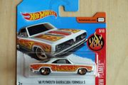 Hot Wheels 68 Plymouth Barracuda classic American car