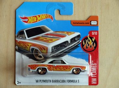 Hot Wheels 68 Plymouth Barracuda classic American car
