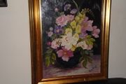 oil painting on board signed