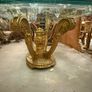 Old glass topped gilt table Image 8