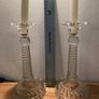 Crucifix + Pair of Glass Candlesticks Image 5