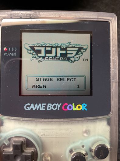 Contra Gameboy game rare