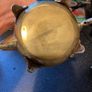 EPNS (brass) tea set. Image 3
