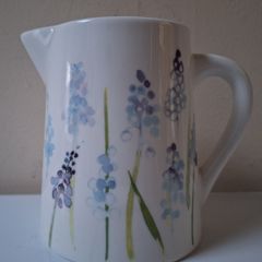 SALE!  White / Floral Jug