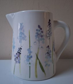 SALE!  White / Floral Jug