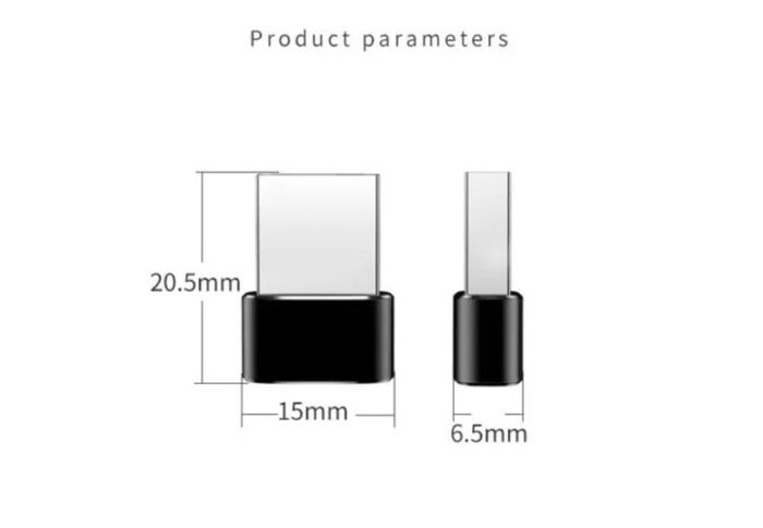 Type C USB-C Female to USB Male Converter Charger Adapter Laptop iPhone Samsung