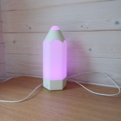 Multicolour crayon light for childrens room