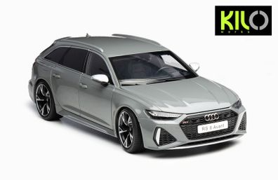 Audi RS6 C8 Avant Nardo grey 1:18 KiloWorks NEW!