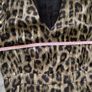 ba&sh Leopard Print Midi Dress Size 0 UK 8 Metallic Detail Image 4