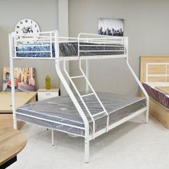 White Double Metal Bunk Bed FREE DELIVERY
