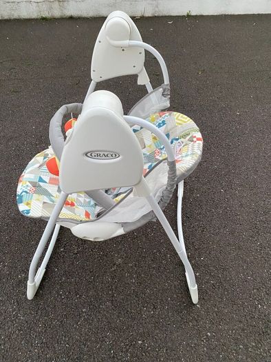 Graco Baby Swing + Babylo Cozi Sleeper Bedside Cri