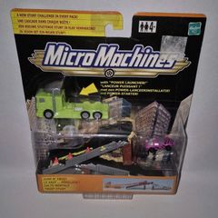 2001 Micro Machines Stunt Dead End Leap Truck With Power Launcher New Hasbro