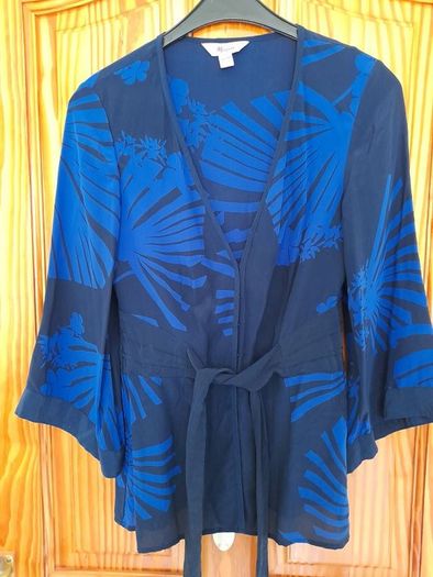 Monsoon silk kimono top 8