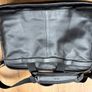 TUMI Leather Deluxe Laptop Bag Black Image 5