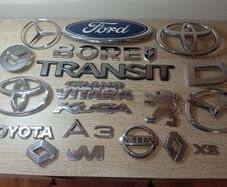 Collection Of Original Car/van Logo/motif In Good Order Man Cave LOT 2