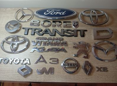 Collection Of Original Car/van Logo/motif In Good Order Man Cave LOT 2