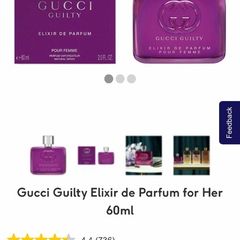 GUCCI GUiLTY Elixir for her