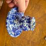 Hand Painted Splatterware Candlestick Image 2